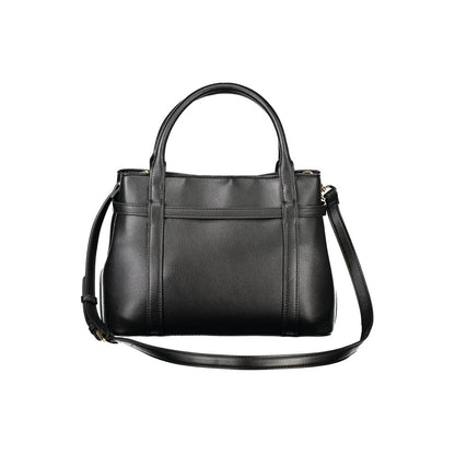 Mario Valentino Schwarze Polyethylen-Damenhandtasche