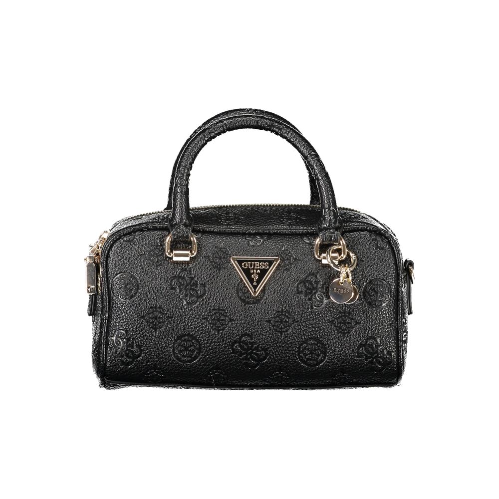 Guess Jeans Schwarze Polyethylen-Damenhandtasche