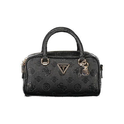 Guess Jeans Schwarze Polyethylen-Damenhandtasche