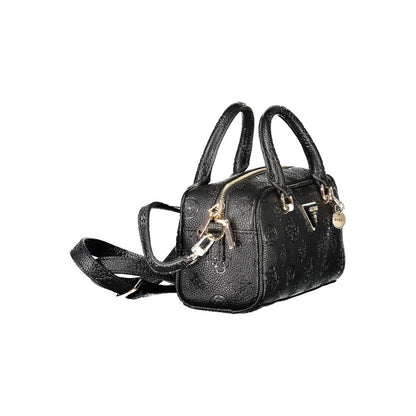 Guess Jeans Schwarze Polyethylen-Damenhandtasche