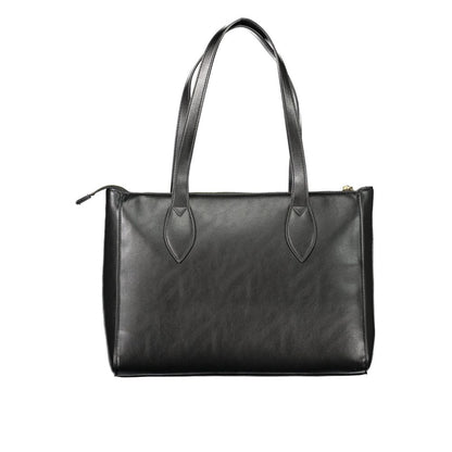 Mario Valentino Black Polyethylene Women Handbag