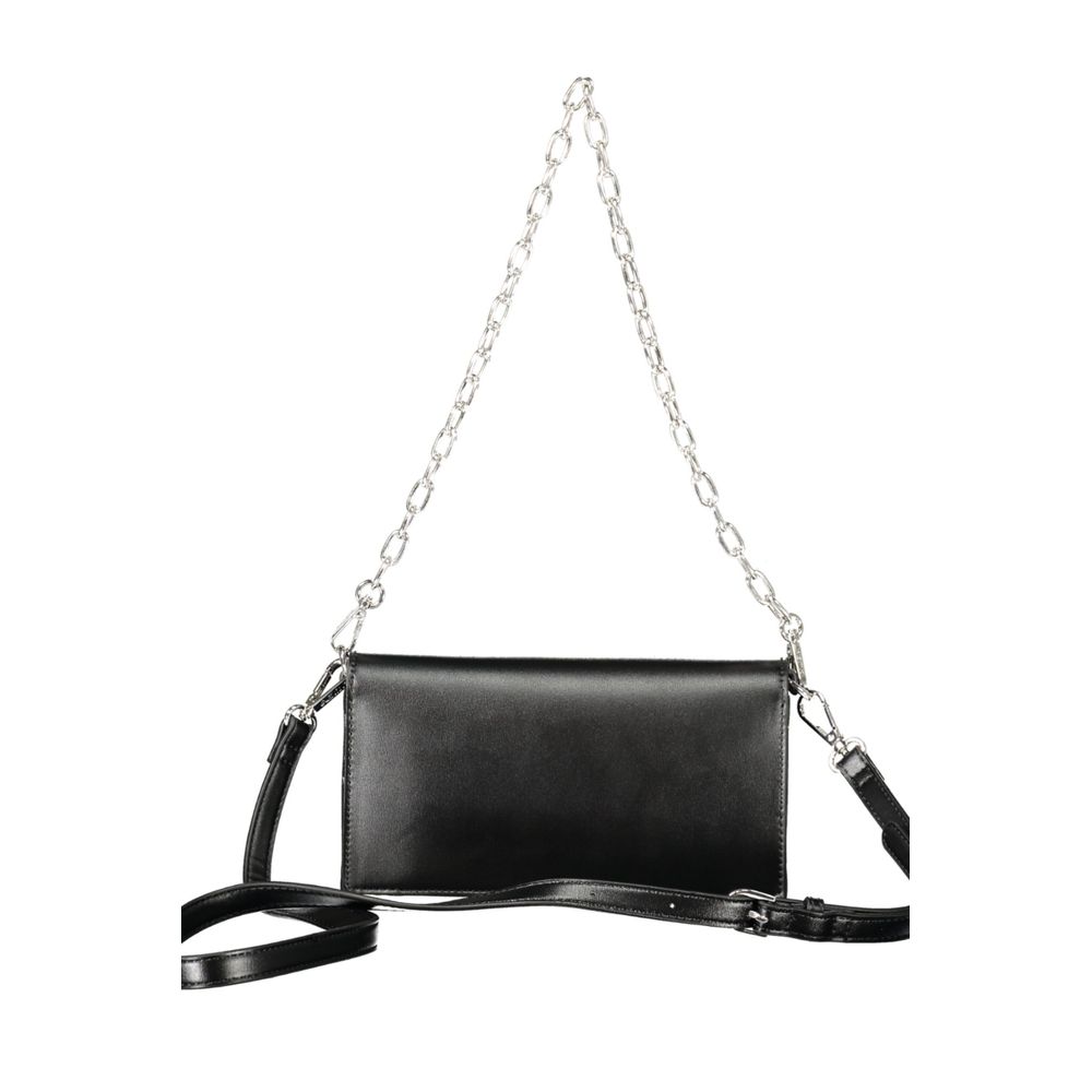 Mario Valentino Black Polyethylene Women Handbag