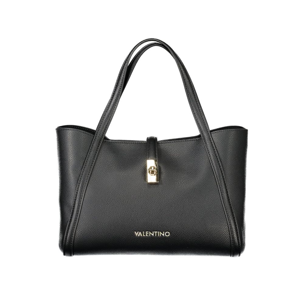 Mario Valentino Schwarze Polyethylen-Damenhandtasche