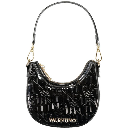 Mario Valentino Schwarze Polyethylen-Damenhandtasche
