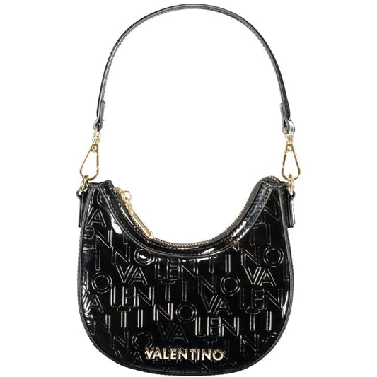 Mario Valentino Schwarze Polyethylen-Damenhandtasche