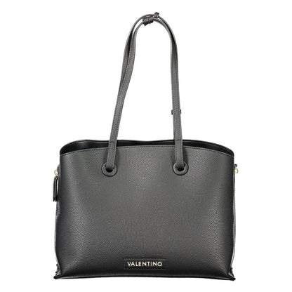 Mario Valentino Schwarze Polyethylen-Damenhandtasche