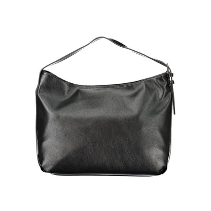 Mario Valentino Schwarze Polyethylen-Damenhandtasche