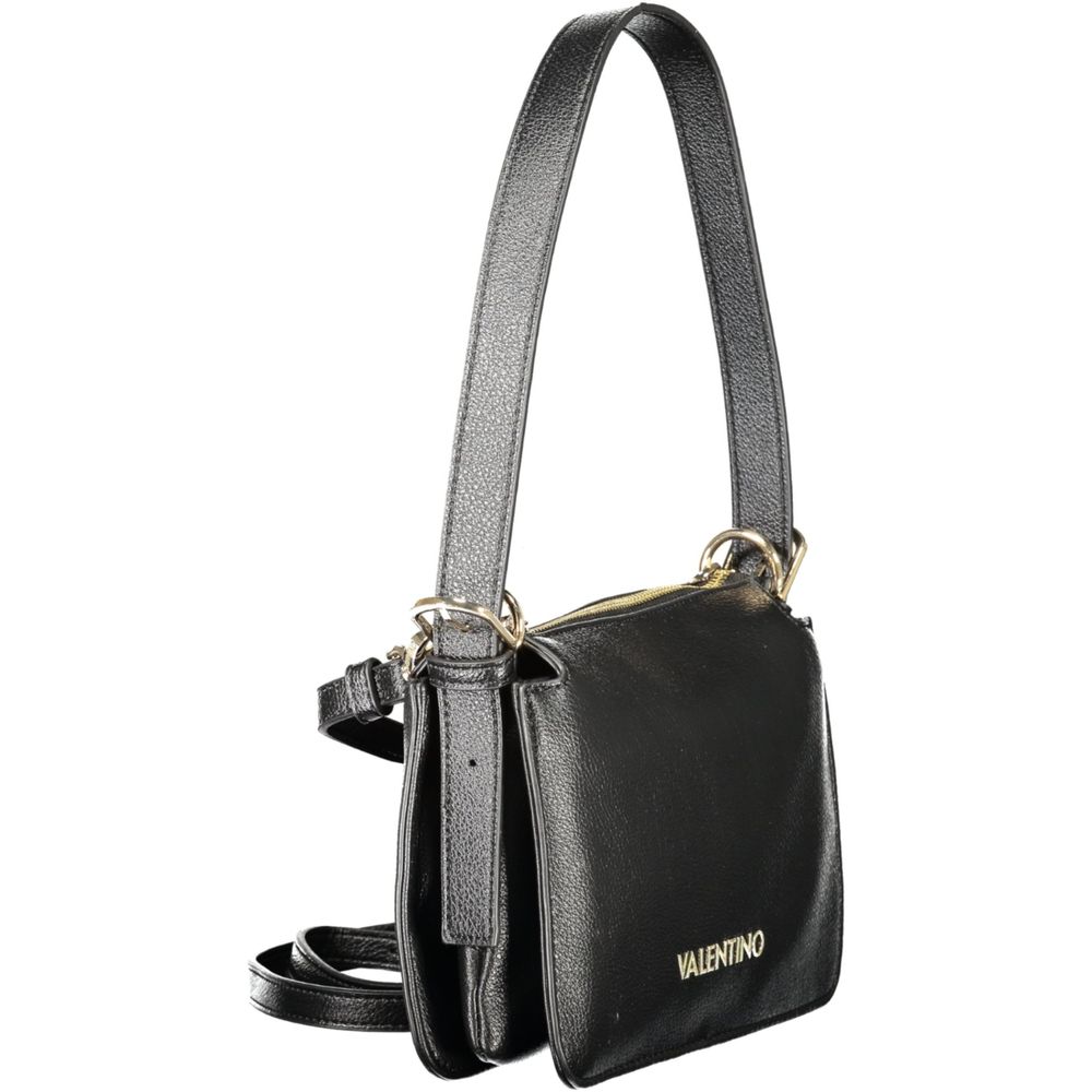 Mario Valentino Schwarze Polyethylen-Damenhandtasche