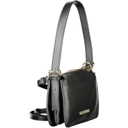 Mario Valentino Schwarze Polyethylen-Damenhandtasche