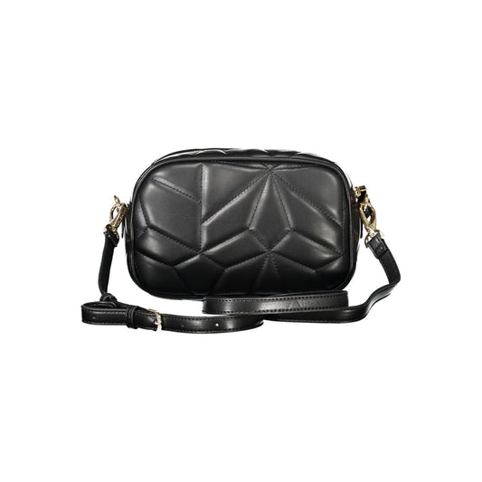 Mario Valentino Schwarze Polyethylen-Damenhandtasche
