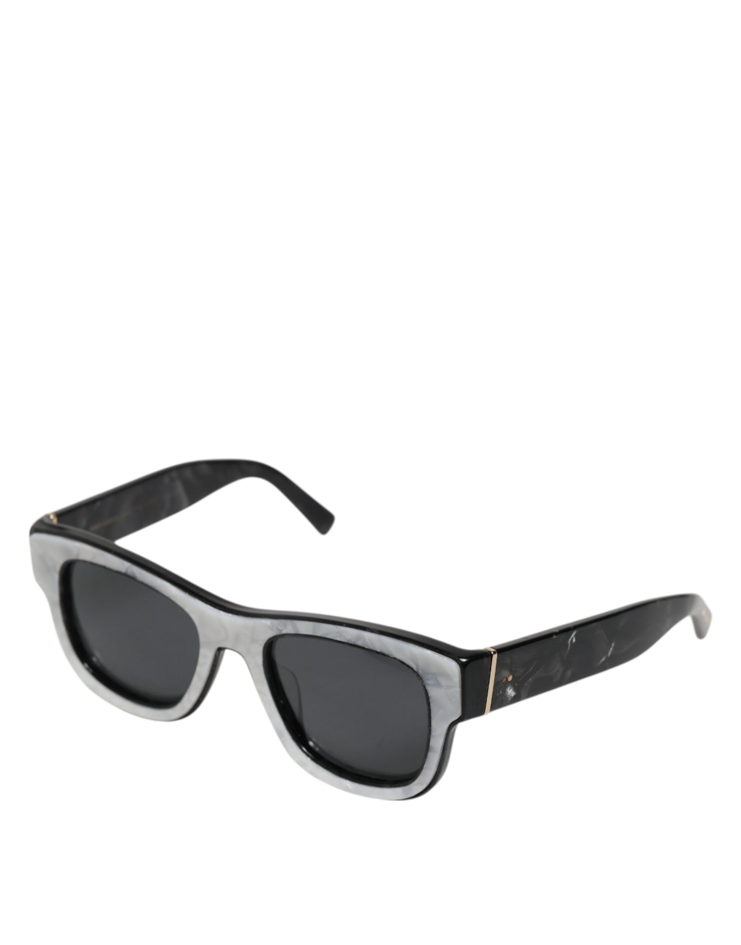 Dolce & Gabbana Pearl White Acetate Frame Domenico Deep Shades Sunglasses