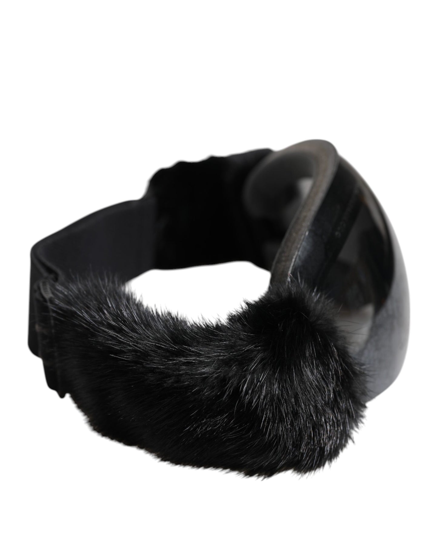 Dolce &amp; Gabbana Schwarze Bi0759 Skibrillen-Sonnenbrille mit verspiegelter Spitze