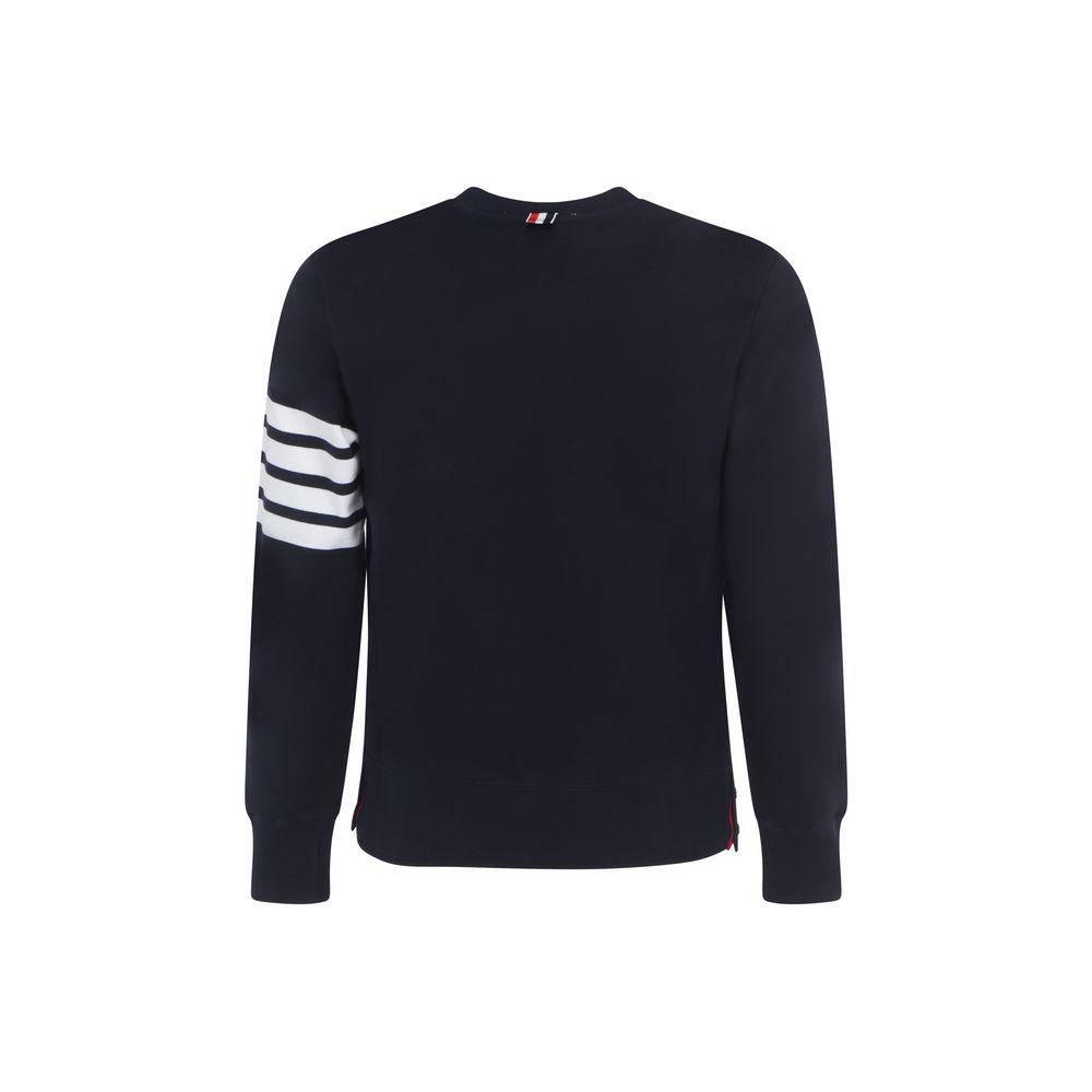 Thom Browne Blaues Baumwoll-Sweatshirt