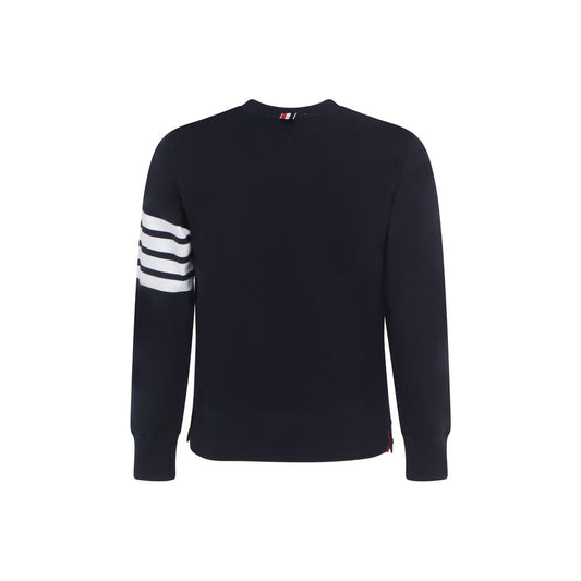 Thom Browne Blaues Baumwoll-Sweatshirt