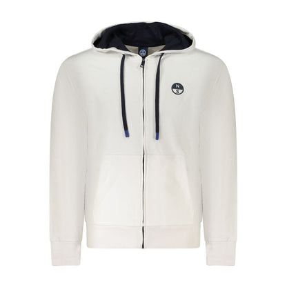 سترة رجالية من القطن باللون الأبيض من نورث سيلز