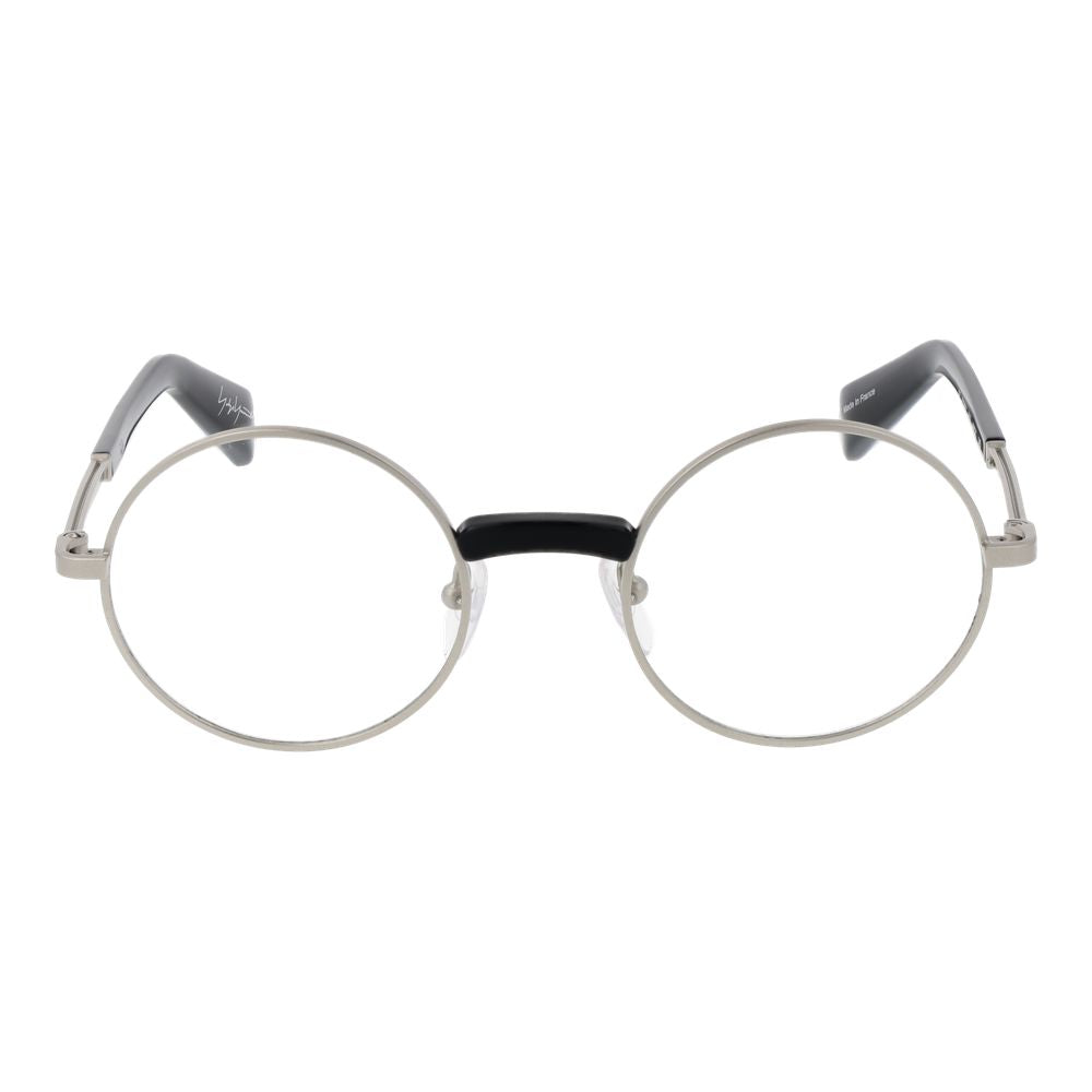 Yohji Yamamoto Brille (Gestell) aus silberfarbenem Metall