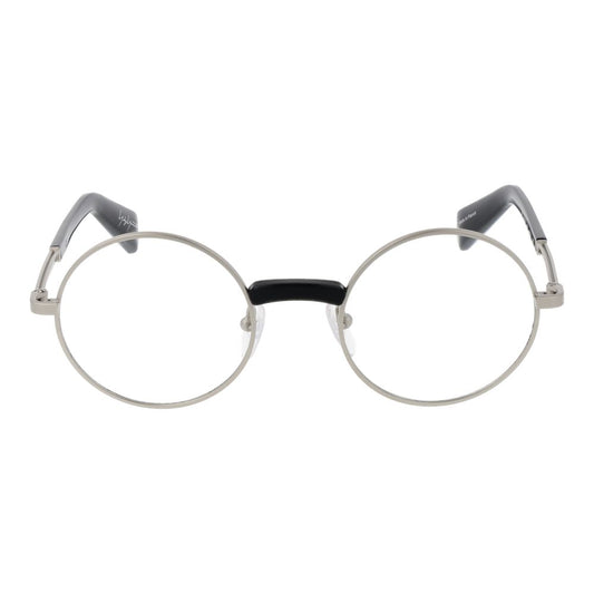 Yohji Yamamoto Brille (Gestell) aus silberfarbenem Metall