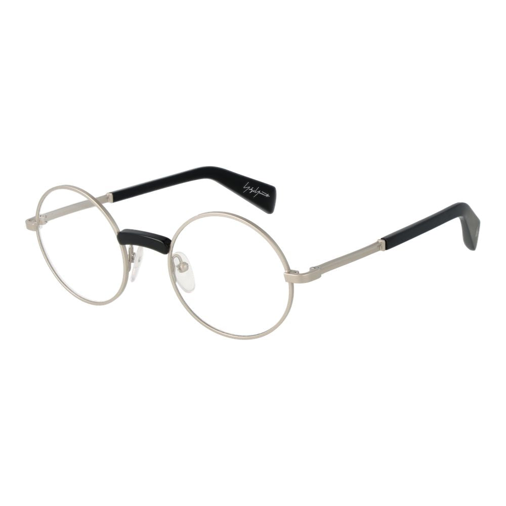 Yohji Yamamoto Brille (Gestell) aus silberfarbenem Metall