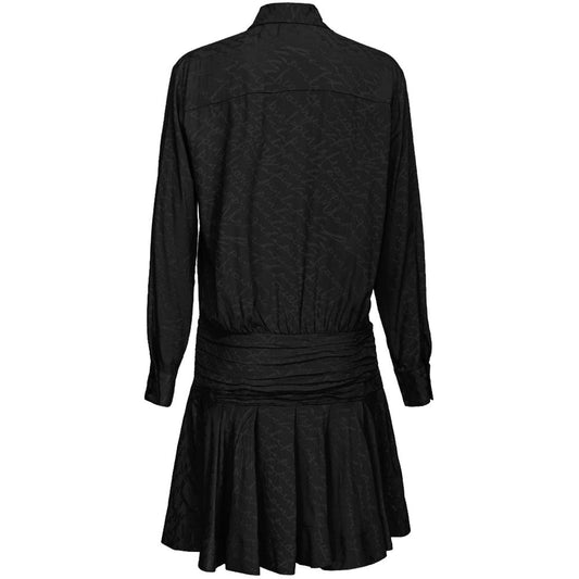 PINKO Black Silk Women Dress