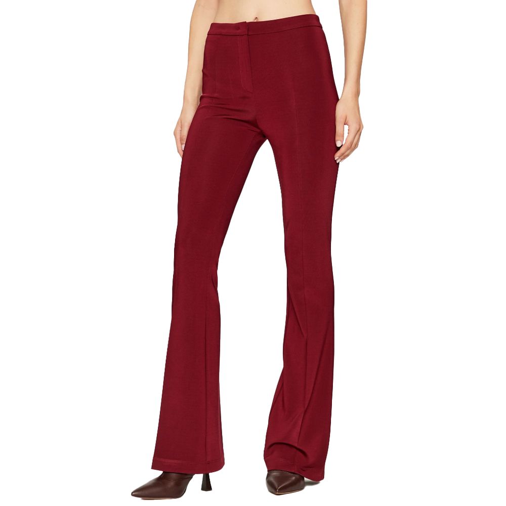 PINKO Red Viscose Women Trouser