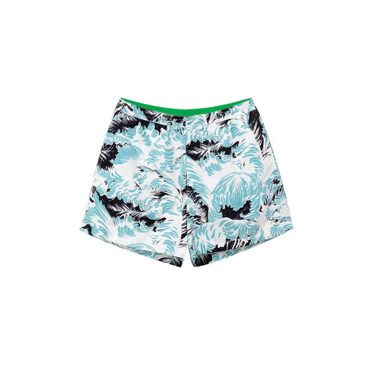 Bottega Veneta Weiße Badeshorts aus Polyamid