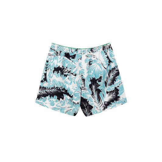 Bottega Veneta Weiße Badeshorts aus Polyamid