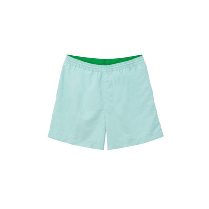 Bottega Veneta Türkisfarbene Badeshorts aus Polyamid