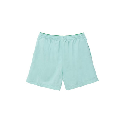 Bottega Veneta Türkisfarbene Badeshorts aus Polyamid
