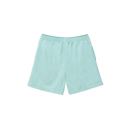 Bottega Veneta Türkisfarbene Badeshorts aus Polyamid