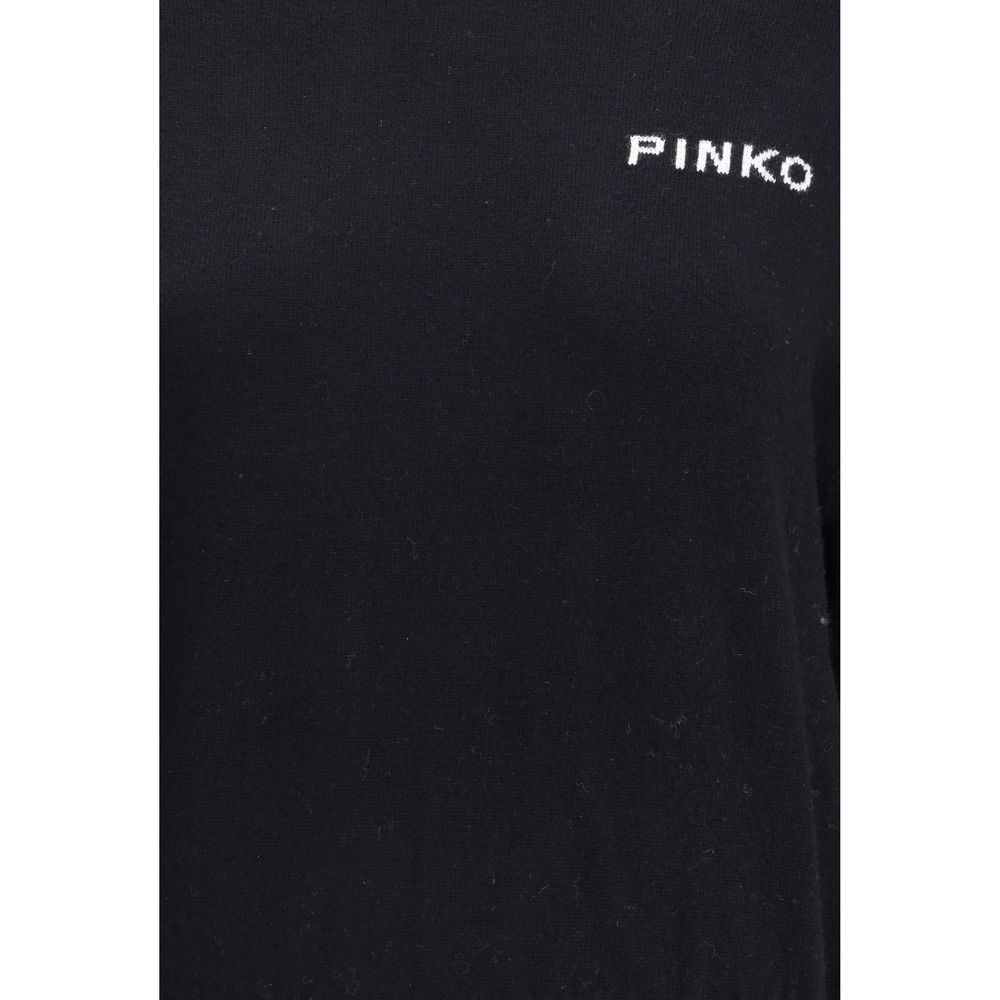 PINKO Black Wool Sweatshirt