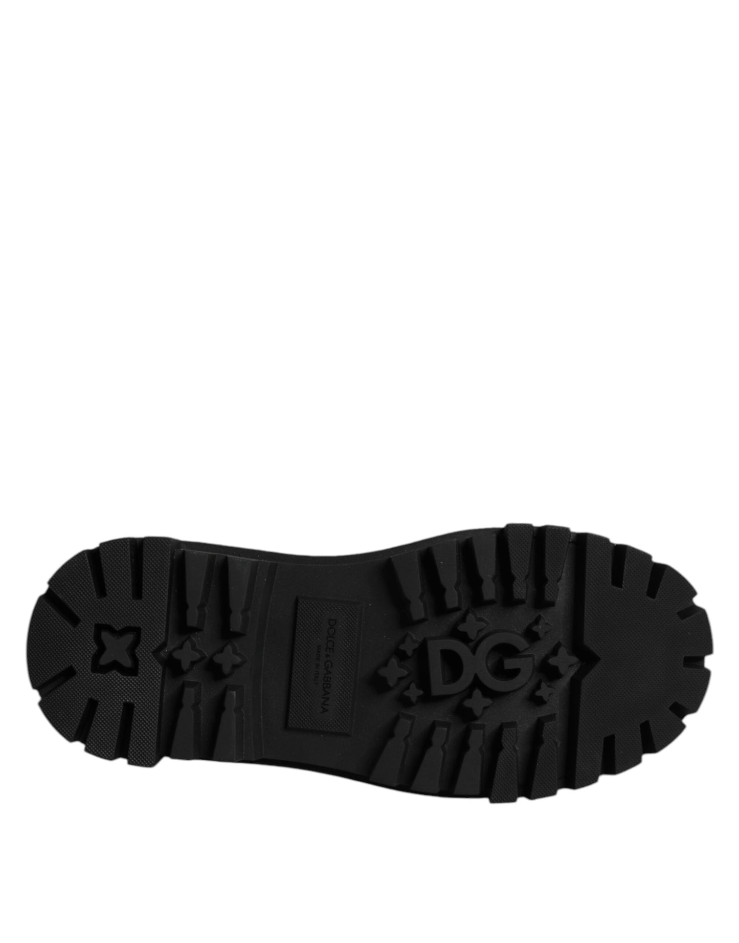 Dolce &amp; Gabbana – Rote Trekking-Schnürschuhe aus Leder