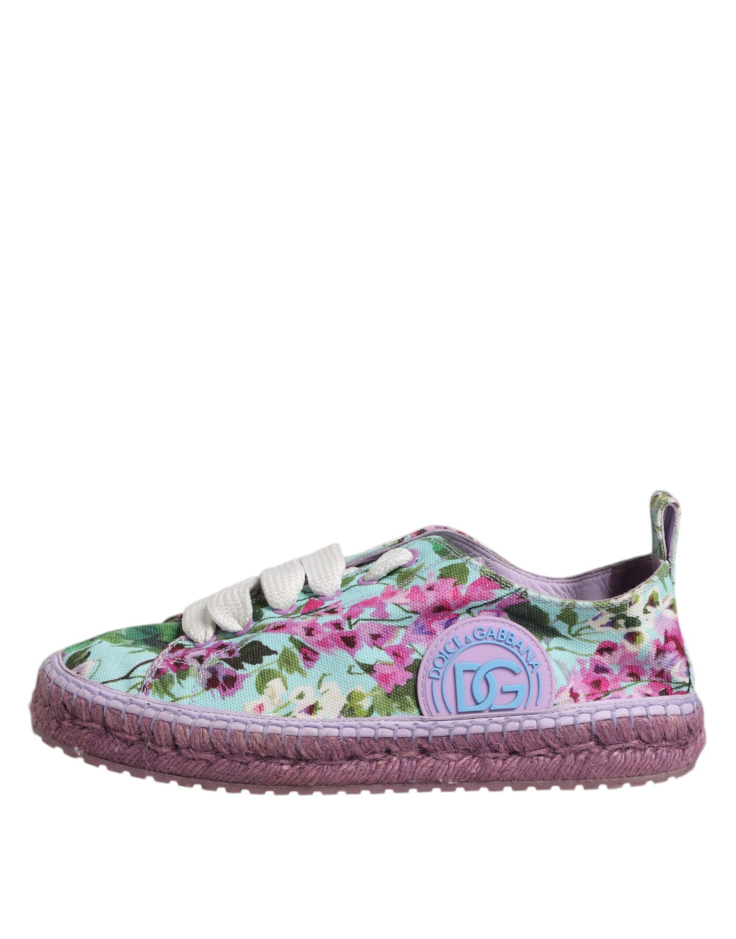 Dolce &amp; Gabbana Mehrfarbige Canvas-Espadrilles-Sneakers