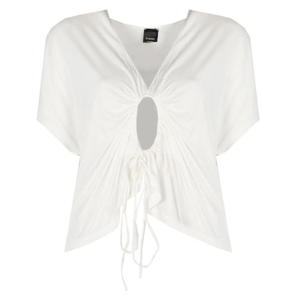 PINKO White Viscose Women Top