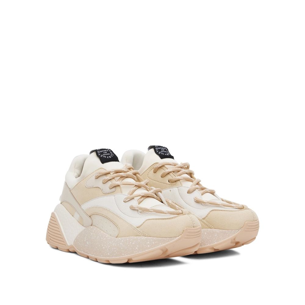 Stella McCartney Gelbe Vegane Leder-Sneaker mit Klobigem Profil