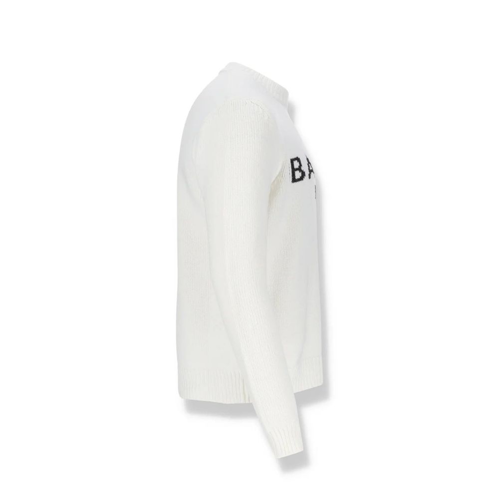 Balmain – Weißes Baumwoll-Sweatshirt