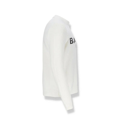 Balmain – Weißes Baumwoll-Sweatshirt