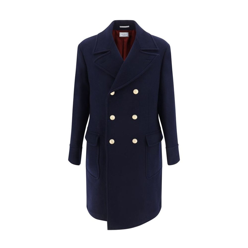 Brunello Cucinelli Martingale Zweireihiger Mantel