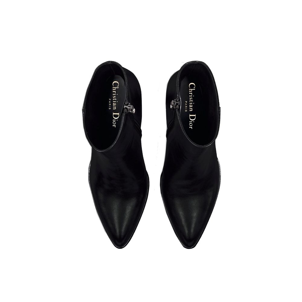 Dior Stiefeletten aus schwarzem Kalbsleder