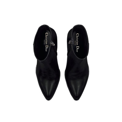 Dior Stiefeletten aus schwarzem Kalbsleder