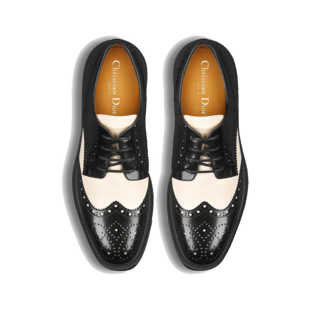Dior Oxfords und Derbies aus schwarzem Kalbsleder