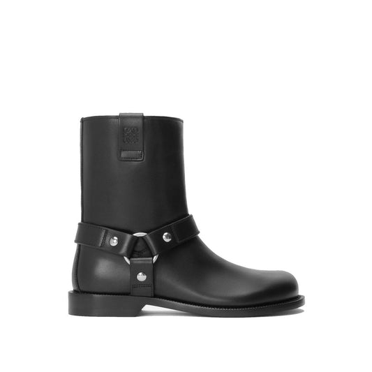 Loewe Stiefeletten aus schwarzem Kalbsleder