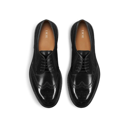 Dior Oxfords und Derbies aus schwarzem Kalbsleder