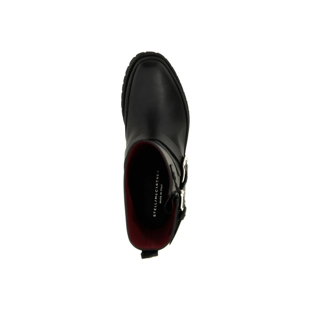 حذاء ستيلا مكارتني الأسود Alter Mat Trace للكاحل