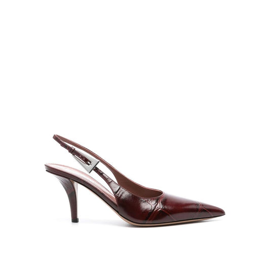 Paris Texas Jessica Slingback-Pumps aus Leder