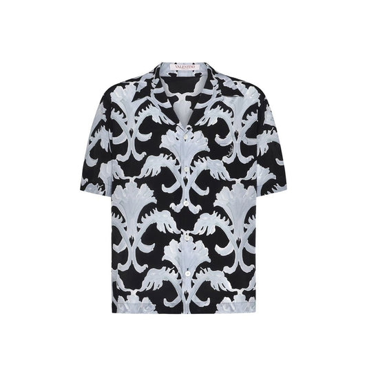 Valentino Garavani – Bowlinghemd mit Metamorphos-Wanddruck