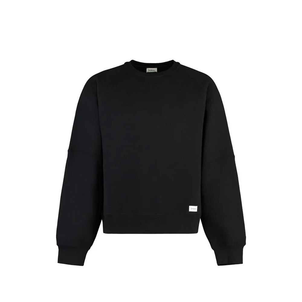 Saint Laurent Baumwoll-Logo-Sweatshirt