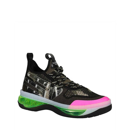 Valentino Garavani – Sportliche Sneakers aus schwarzem Stoff