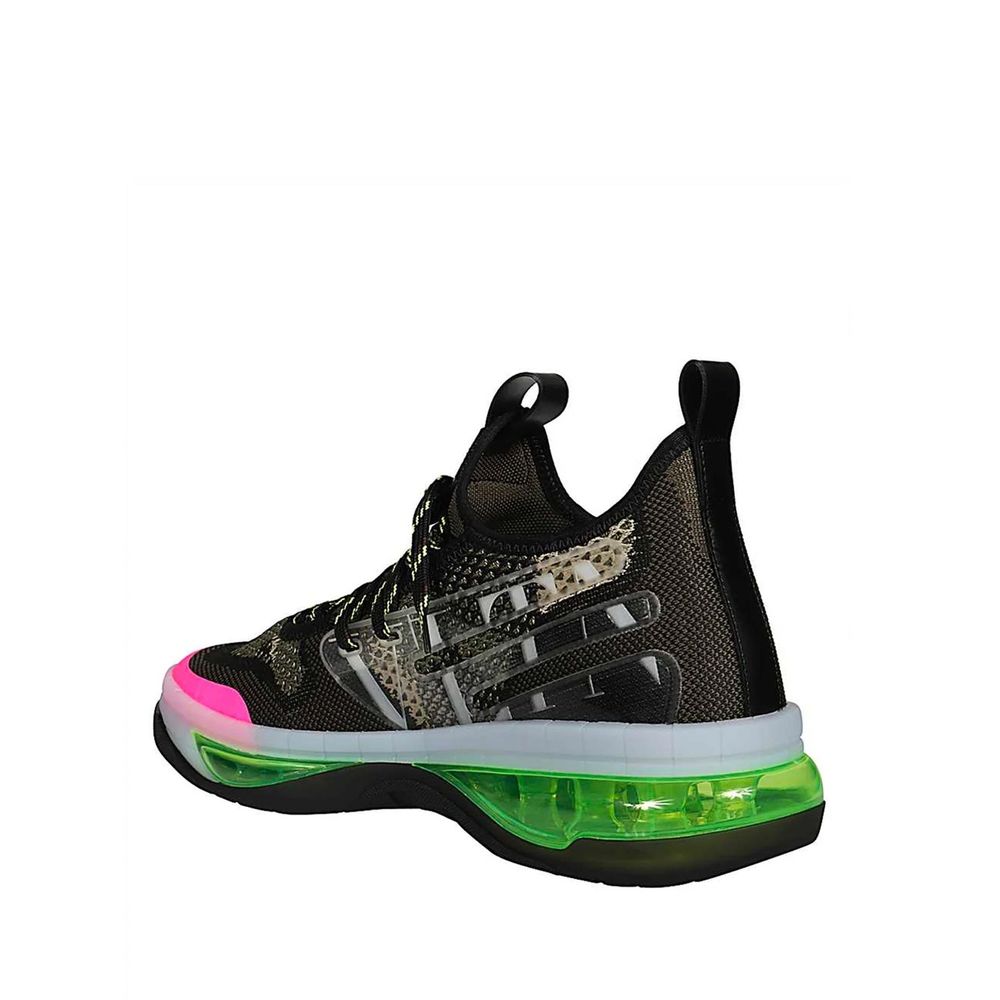 Valentino Garavani – Sportliche Sneakers aus schwarzem Stoff