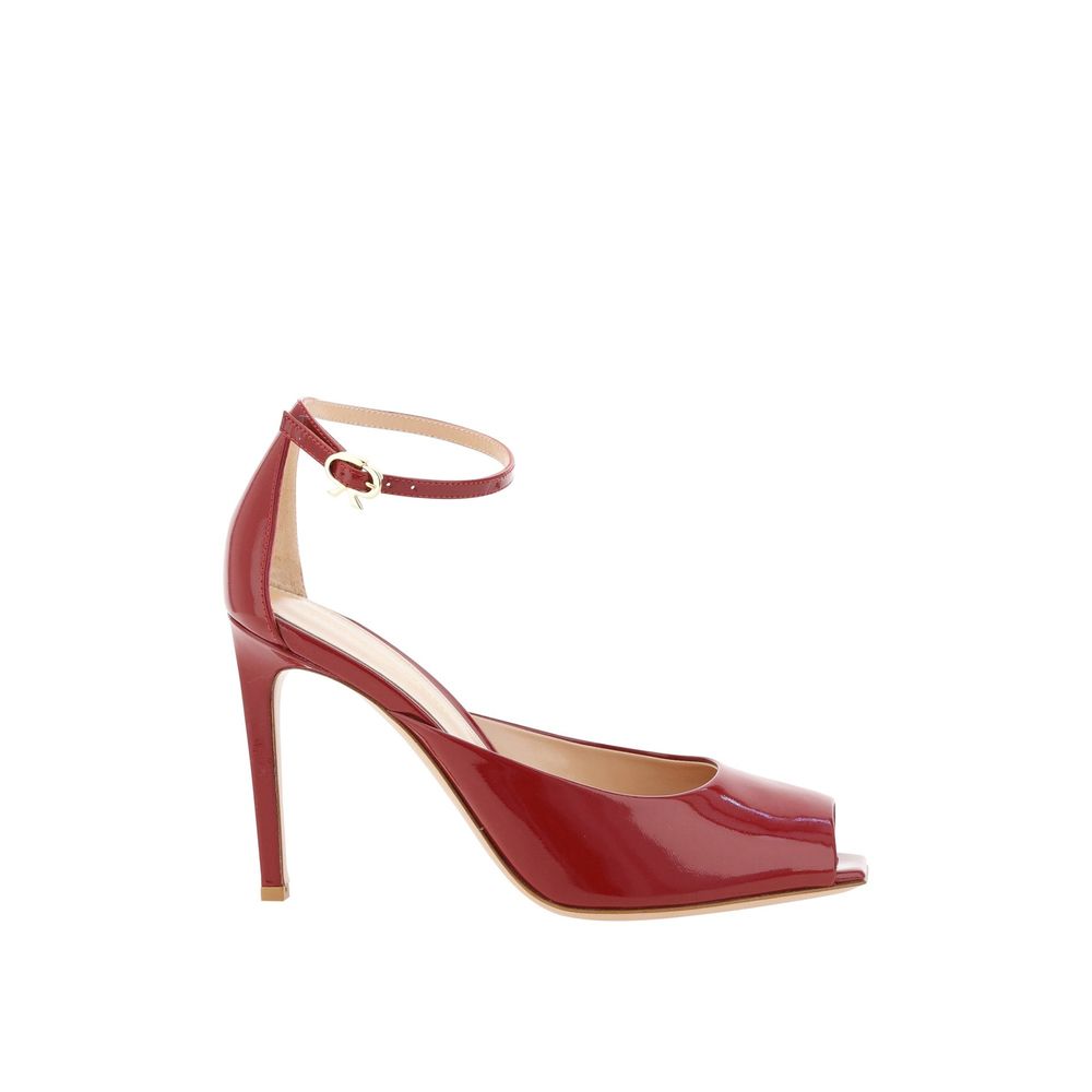Gianvito Rossi Nuit 95 Pumps aus Glanzleder