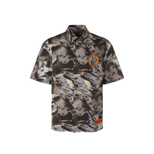 Heron Preston Camouflage-Popeline-Hemd